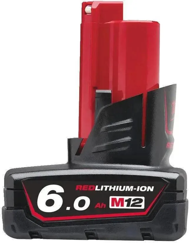 M12 B6 6,0 Ah Batteri fra Milwaukee – produktbillede