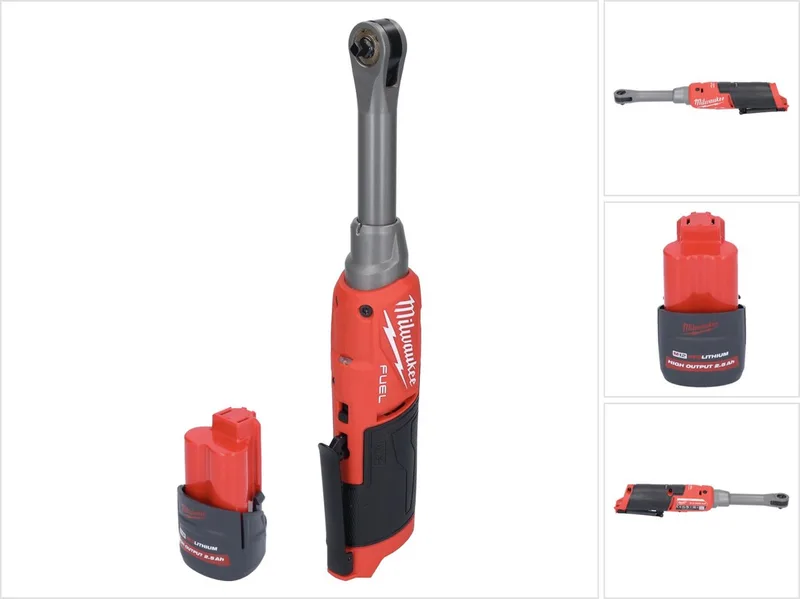 M12 FHIR14LR-251 accu-ratel met hoge snelheid 12 V 47 Nm 1/4" borstelloos + 1x accu 2,5 Ah - zonder oplader von Milwaukee, Rot – Produktbild