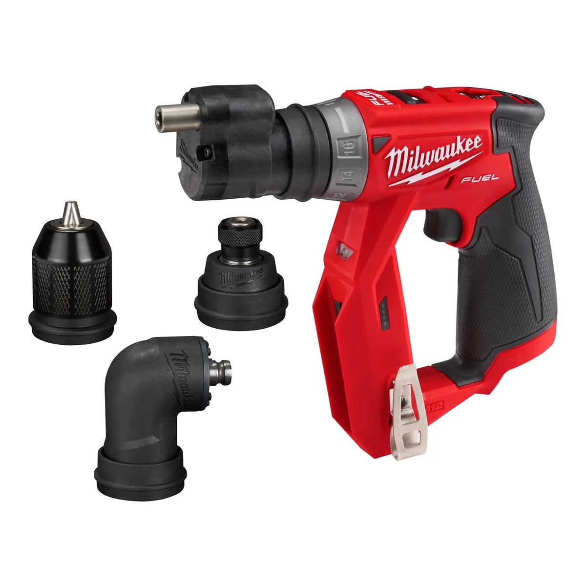 M12 FUEL™ FDDXKIT-0X Accu instalatieboor-/schroefmachine + 4x hulpstukken 12V Basic Body in HD-Box - 4933471332 von Milwaukee – Produktbild