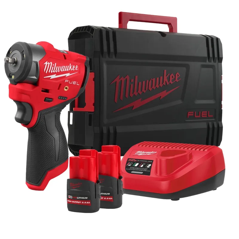 M12 FUEL™ FSCIWF14-252X Accu slagmoersleutel 95Nm 1/4" frictiering 12V 2.5Ah in HD-Box - 4933498974 von Milwaukee – Produktbild