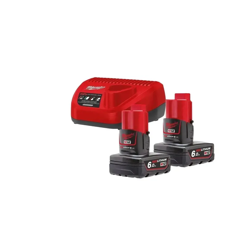 M12 NRG-602 Accu Starterset 12V 2x 6.0Ah - 4933451903 de Milwaukee – image du produit