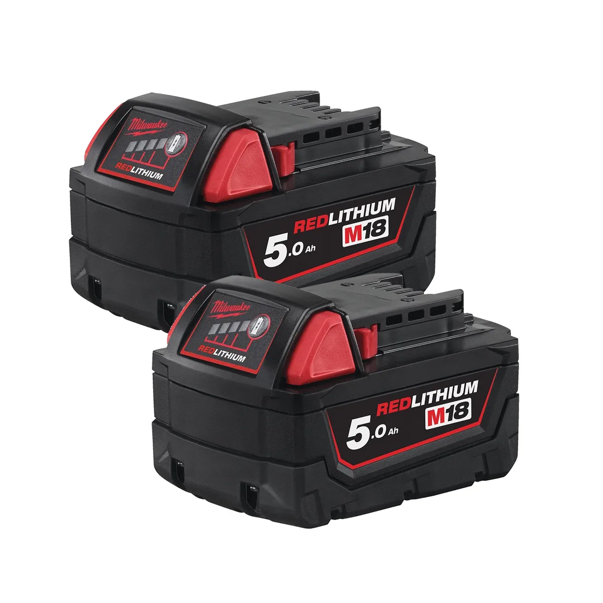 M18 B52 Accu set 18V 2x 5.0Ah - 4932451242 by Milwaukee – product image