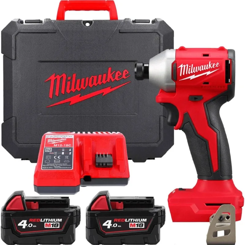 M18 BLIDRC-402C Compacte accu slagschroevendraaier 190Nm 18V 4.0Ah in koffer - 4933492840 de Milwaukee – image du produit