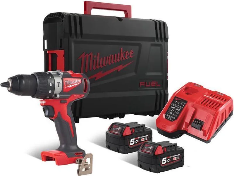M18 BLPD2-502X Accu Klop-/Schroefboormachine 18V 5.0Ah in HD-Box - 4933464517 de Milwaukee – image du produit