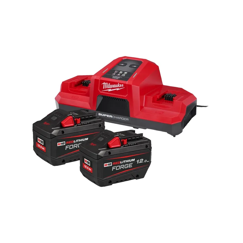 M18 FORGENRG-122DBSC Accu starterset 18V FORGE™ 2x 12.0Ah - 4933498614 van Milwaukee – productafbeelding