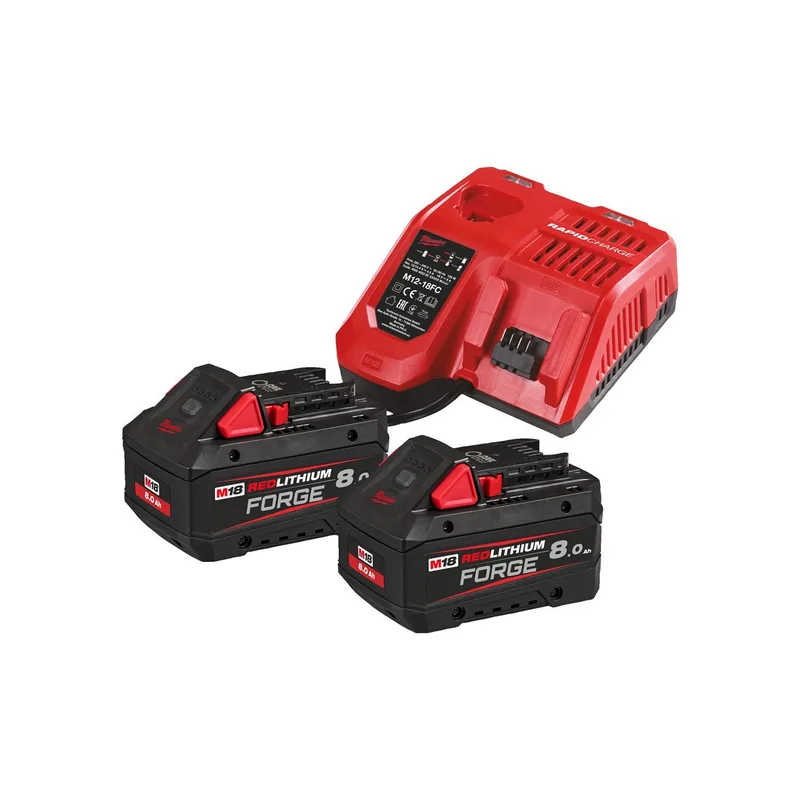 M18 FORGENRG-802 Accu starterset 18V FORGE™ 2x 8.0Ah - 4933498612 de Milwaukee – image du produit