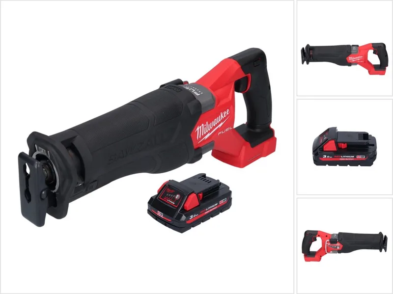 M18 FSZ-301 accu reciprozaag 18 V borstelloos + 1x accu 3.0 Ah - zonder lader von Milwaukee – Produktbild