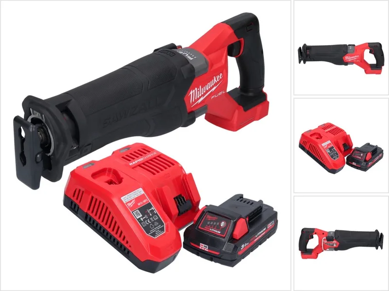M18 FSZ-301 accu reciprozaag 18 V borstelloos + 1x accu 3.0 Ah + lader de Milwaukee – image du produit