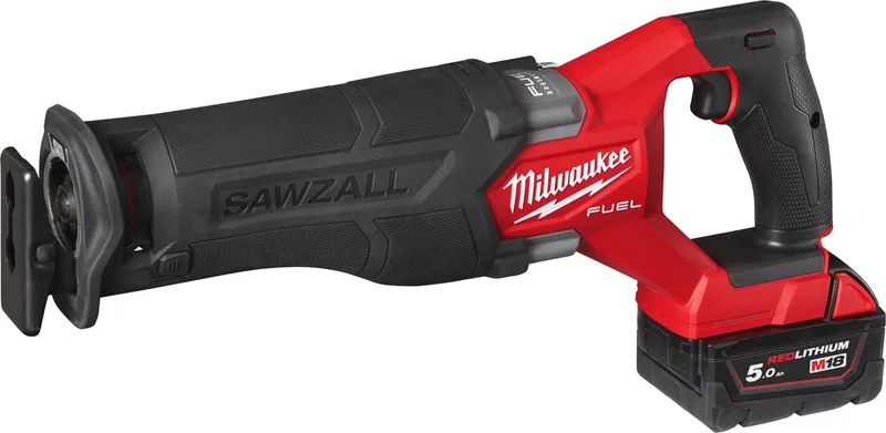 M18 FSZ-502X 18V Li-ion accu reciprozaag set (2x 5.0Ah accu) in HD Box - koolborstelloos - snelwissel von Milwaukee – Produktbild