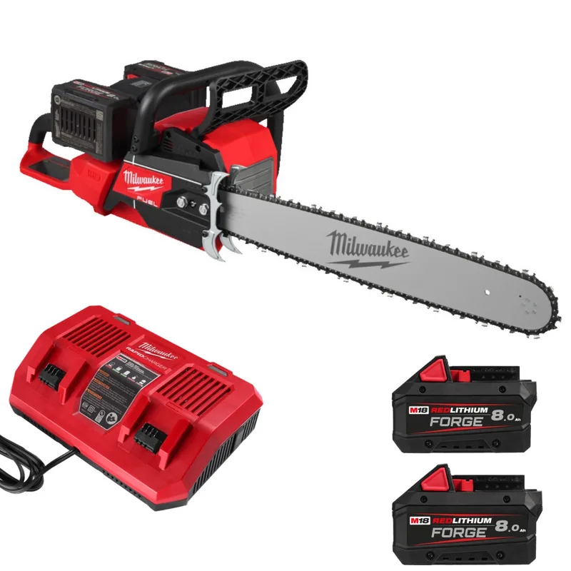 M18 FUEL™ F2CHS50-802 Accu Kettingzaag 50cm 2x18V 8.0Ah FORGE™ - 4933480121 van Milwaukee – productafbeelding