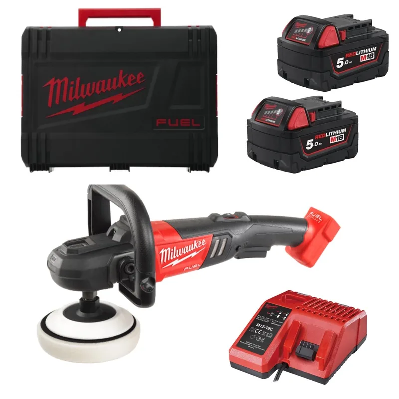 M18 FUEL™ FAP180-502X Accu polijstmachine 18V 5.0Ah in HD-Box - 4933451550 von Milwaukee – Produktbild