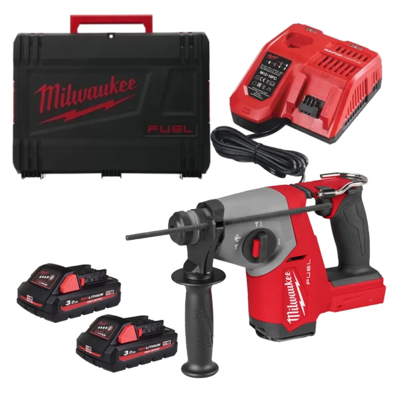 M18 FUEL™ FHAC16-302X Accu combihamer SDS-Plus 1,7J 18V 3.0Ah in HD-Box - 4933498584 fra Milwaukee – produktbillede
