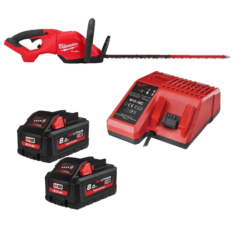 M18 FUEL™ FHET60G2-802 Accu heggenschaar 60cm 18V 8.0Ah - 4933498385 by Milwaukee – product image