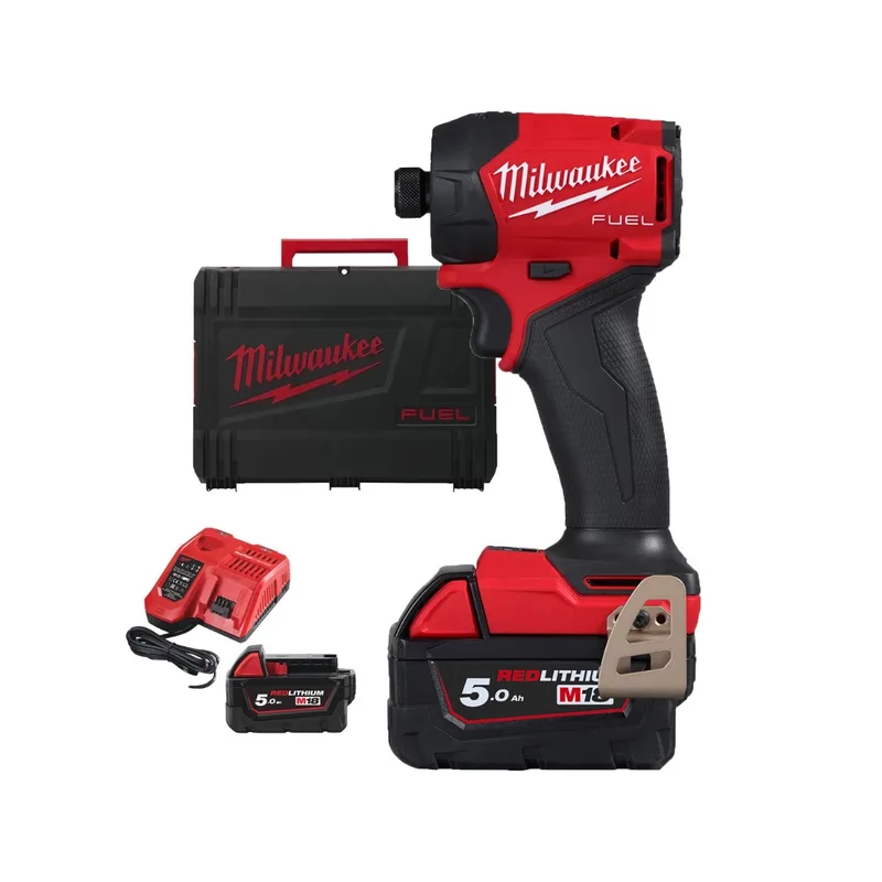 M18 FUEL™ FIDRQ-502X Accu hydraulische slagschroevendraaier 113Nm SURGE™ 18V 5.0Ah in HD-Box - 4933498912 by Milwaukee – product image