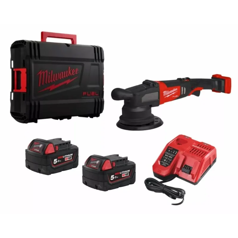 M18 FUEL™ FROP21-502X Accu excentrische polijstmachine 150mm 18V 5.0Ah in HD-Box - 4933478837 fra Milwaukee – produktbillede