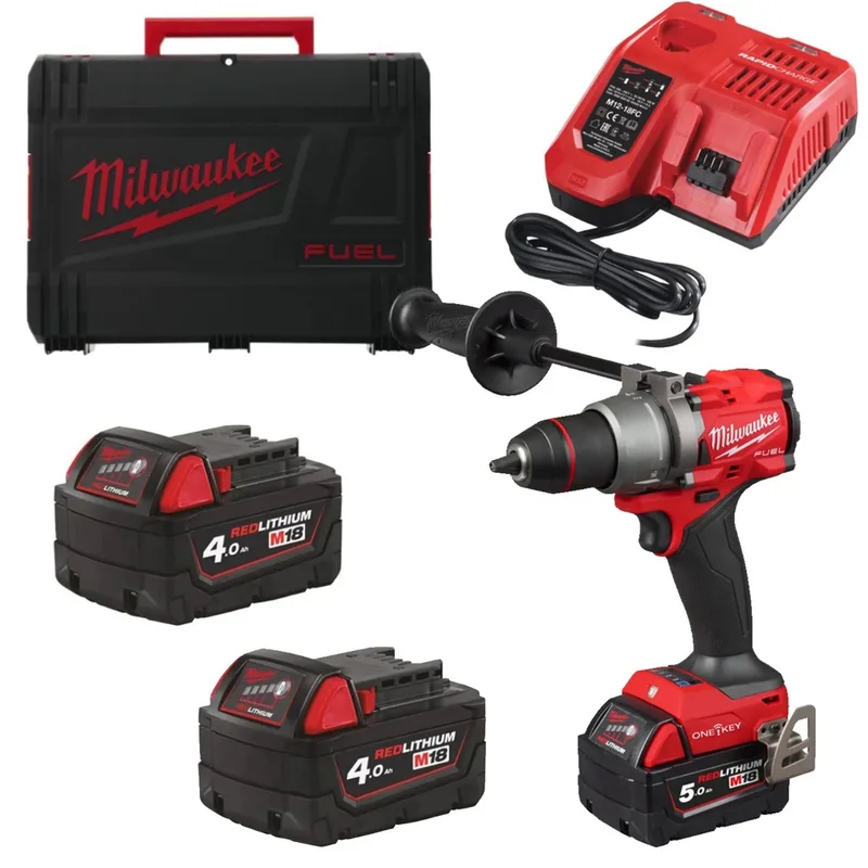M18 FUEL™ ONEDD3-502X ONE-KEY™ Accu Schroefboormachine Gen4 18V 5.0Ah in HD-Box - 4933492802 von Milwaukee – Produktbild