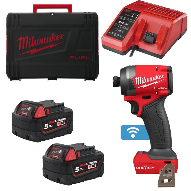 M18 FUEL™ ONEID3-502X ONE-KEY™ Accu slagschroevendraaier 226Nm 18V 5.0Ah in HD-Box - 4933492804 de Milwaukee – image du produit