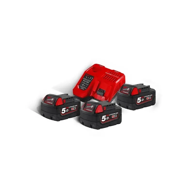 M18 NRG-503 Accu Starterset 18V 3x 5.0Ah - 4933451423 von Milwaukee – Produktbild