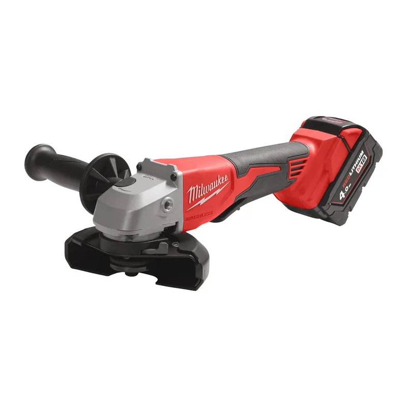 M18™ BLSAG125XPD-402X 125mm Accu Haakse Slijper Veiligheidsschakelaar 18V 4,0Ah in HD-Box - 4933492646 de Milwaukee – image du produit