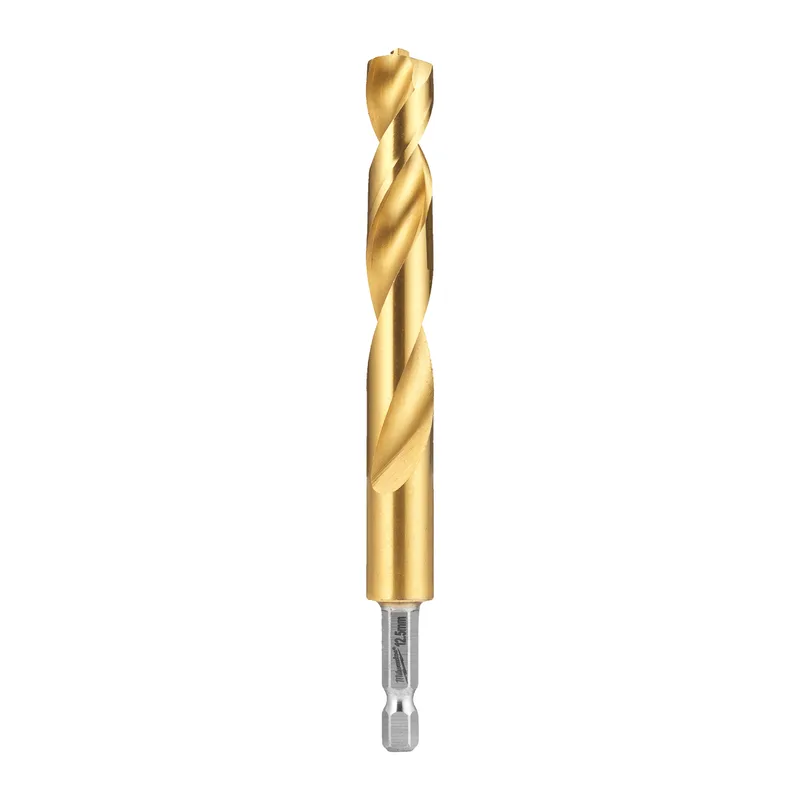 Metaalboor HSS-G Ti. SHOCKWAVE RED HEX 12,5 mm (5 stuks) - 4932500418 by Milwaukee – product image