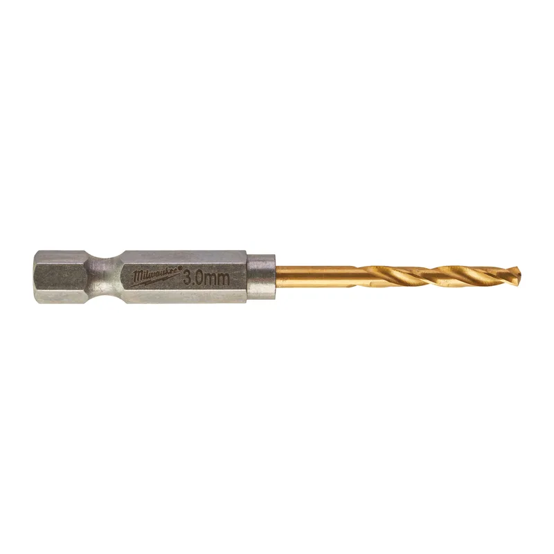 Metaalboor HSS-G Ti. SHOCKWAVE RED HEX 3 mm (10 stuks) - 4932478176 de Milwaukee – image du produit