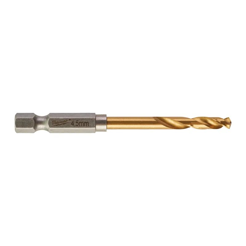 Metaalboor HSS-G Ti. SHOCKWAVE RED HEX 4,5 mm (10 stuks) - 4932478179 fra Milwaukee – produktbillede