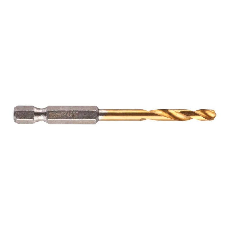 Metaalboor HSS-G Ti. SHOCKWAVE RED HEX 4,5 mm - 48894710 by Milwaukee – product image