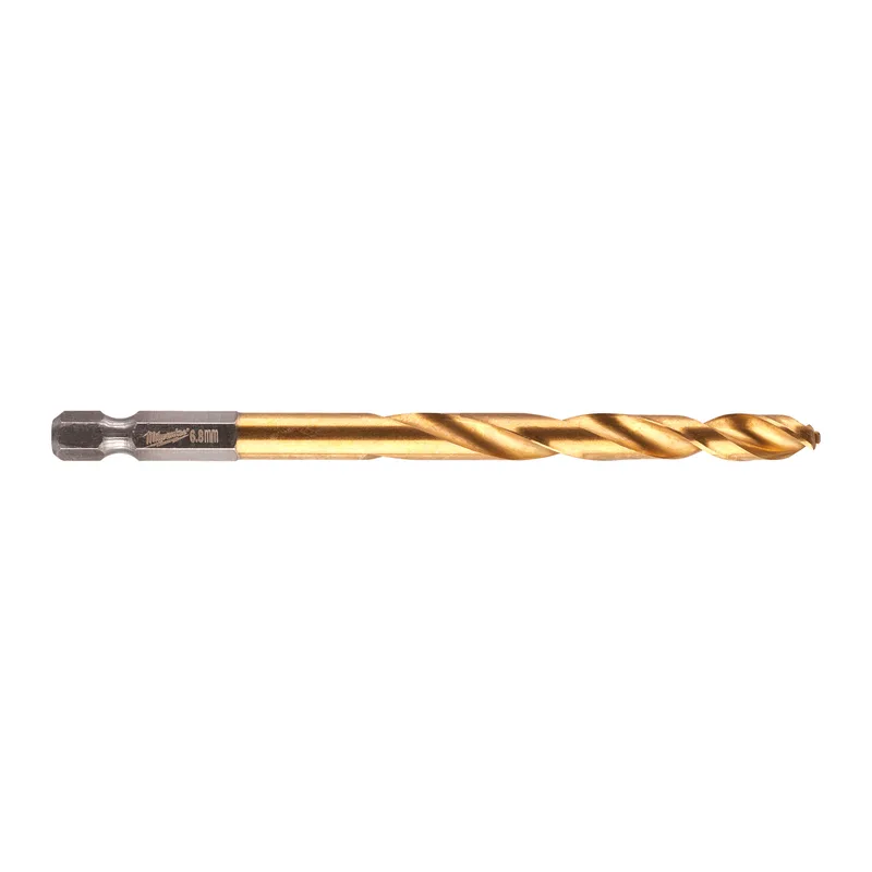 Metaalboor HSS-G Ti. SHOCKWAVE RED HEX 6,8 mm - 48894716 by Milwaukee – product image