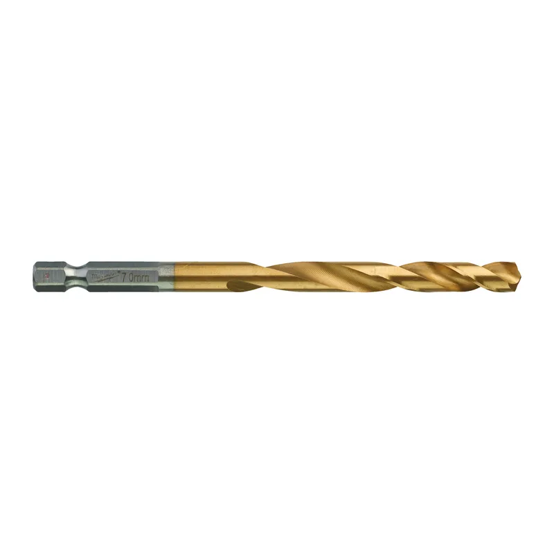 Metaalboor HSS-G Ti. SHOCKWAVE RED HEX 7 mm (5 stuks) - 4932478182 by Milwaukee – product image