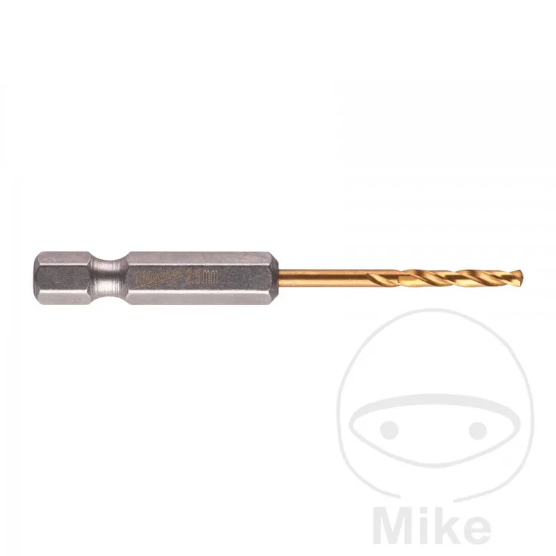 Metaalboor Shockwave HSS-G Tin Red Hex Shockwave HSS-G TiN Red Hex 2,5 mm - 2 stuks - 48894704 von Milwaukee – Produktbild