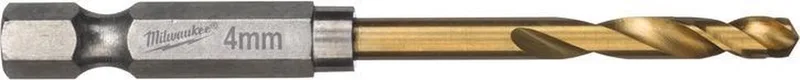 Metaalboor Shockwave HSS-G Tin Red Hex Shockwave HSS-G TiN Red Hex 4 mm - 2 stuks - 48894708 von Milwaukee – Produktbild