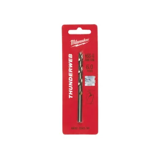 Metallbohrer HSS-G THUNDERWEB DIN 338 (6,0 x 93 mm, HSS-G) de Milwaukee – image du produit 2 sur 2