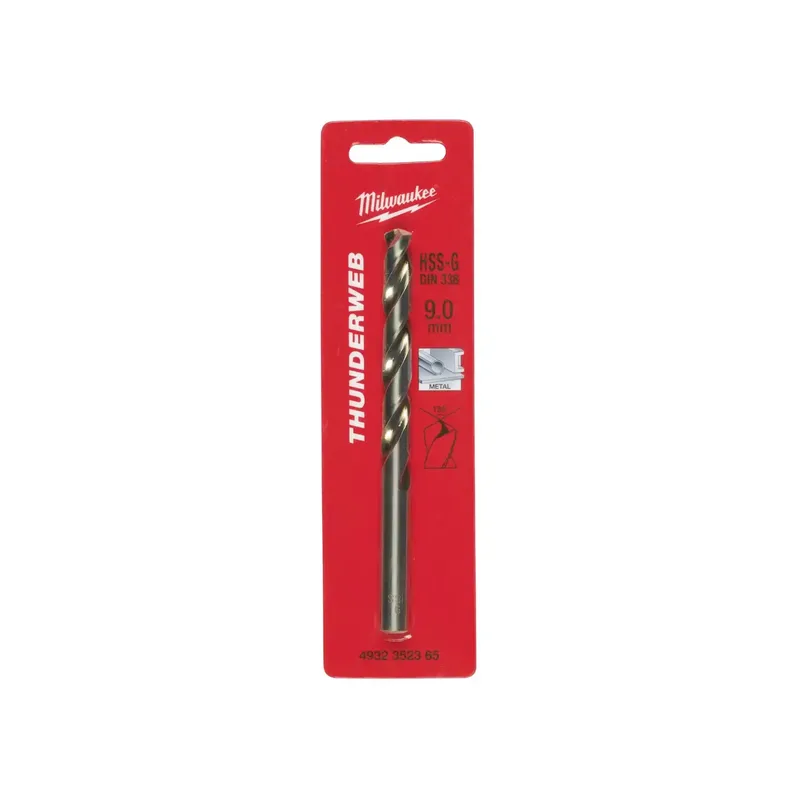 Metallbohrer HSS-G THUNDERWEB DIN 338 (9,0 x 125 mm, HSS-G) by Milwaukee – product image 2 of 2