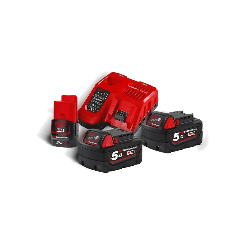 MILW accupack el gereedschap, 315x85x210mm, nom. 18V, capaciteit 5Ah van Milwaukee – productafbeelding 3 van 3