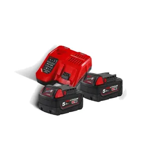 MILW accupack el gereedschap, 315x85x210mm, nom. 18V, capaciteit 5Ah van Milwaukee – productafbeelding 2 van 3