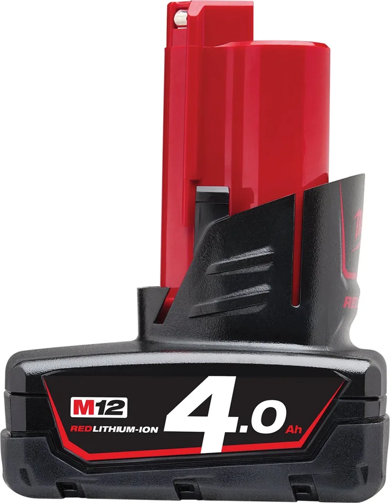MILW accupack el gereedschap, nom. 12V, capaciteit 4Ah van Milwaukee – productafbeelding