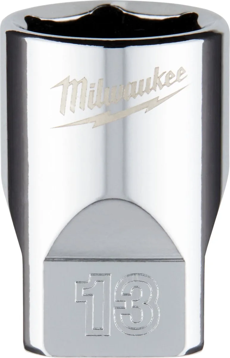 Milwaukee 1/4 Ratel Dop Metrisch Standaard 13 mm - 4932478321 by Milwaukee, Blue – product image