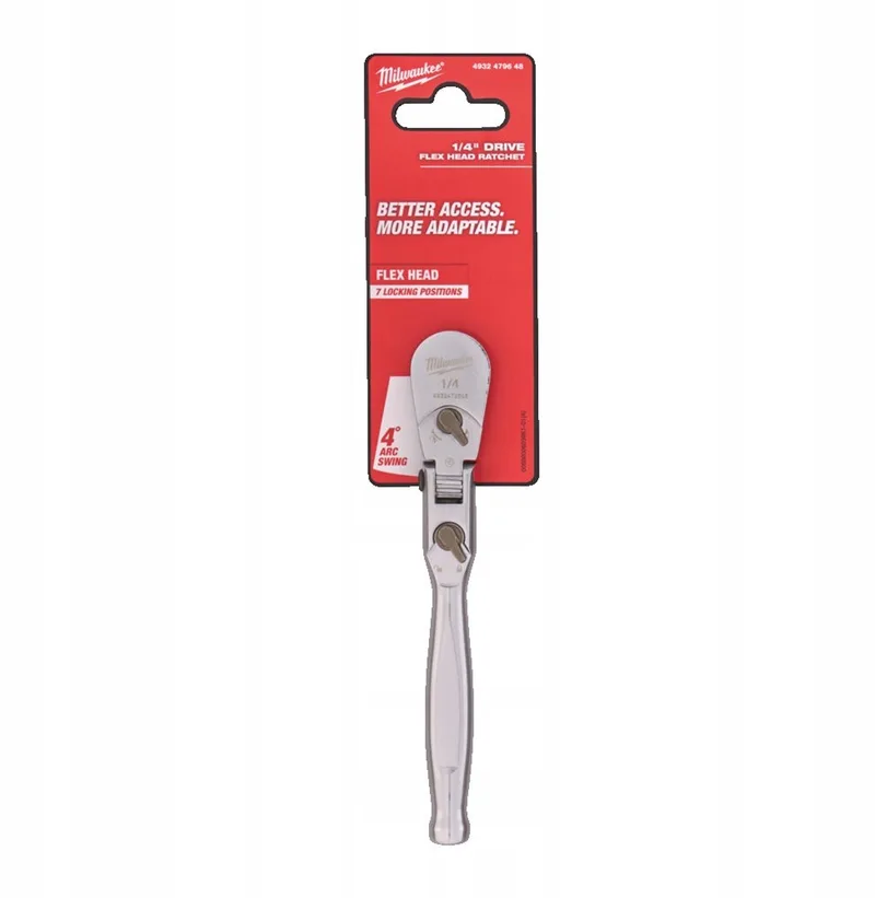 Milwaukee 1/4" Ratelsleutel met Scharnierende Kop de Milwaukee – image du produit