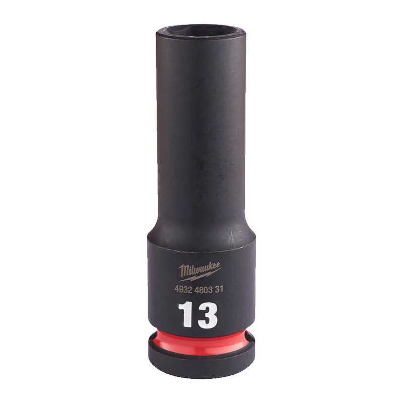 Milwaukee 13mm 1/2" Krachtdop | lang - ShockWave™ - 4932480331 by Milwaukee – product image
