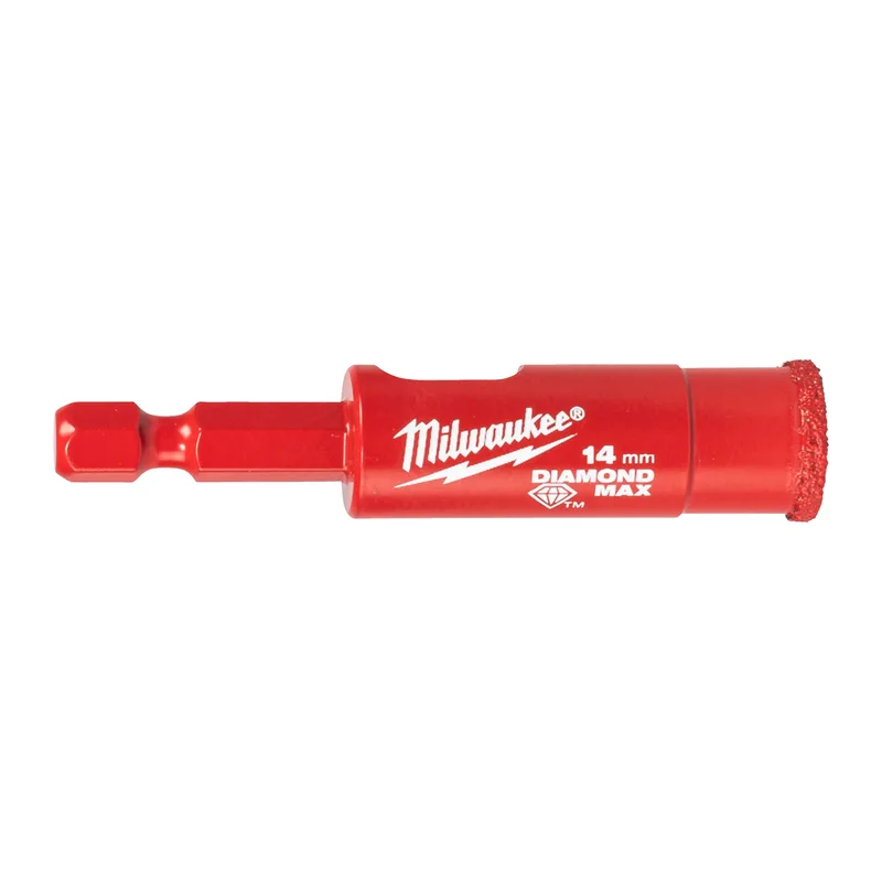 Milwaukee 14 mm Diamantboor 1/4" HEX - DIAMOND MAX Nat/Droog - 4932498346 by Milwaukee – product image