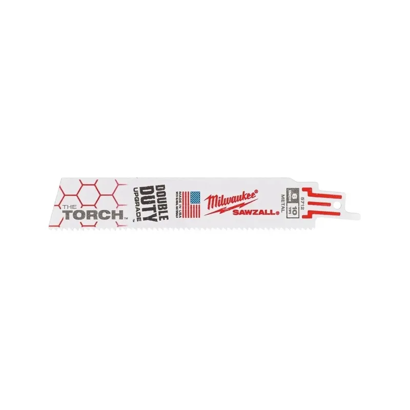 Milwaukee 150 x 10 Heavy duty reciprozaagbladen voor metaal TORCH Tpi - (25 stuks) - 48008712 fra Milwaukee – produktbillede