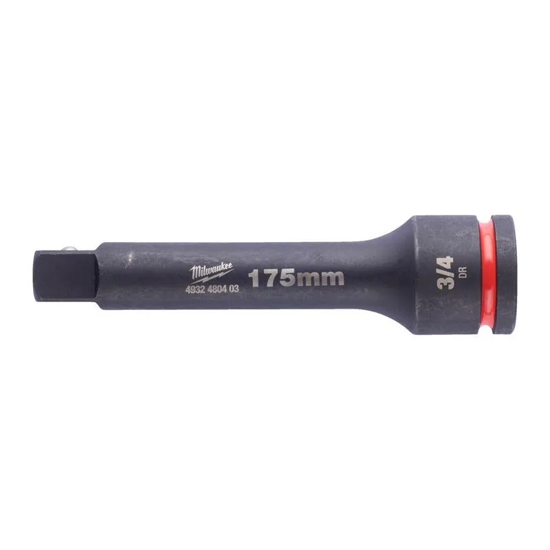 Milwaukee 175mm 3/4" Krachtdop verlengstuk - SHOCKWAVE™ - 4932480403 von Milwaukee – Produktbild