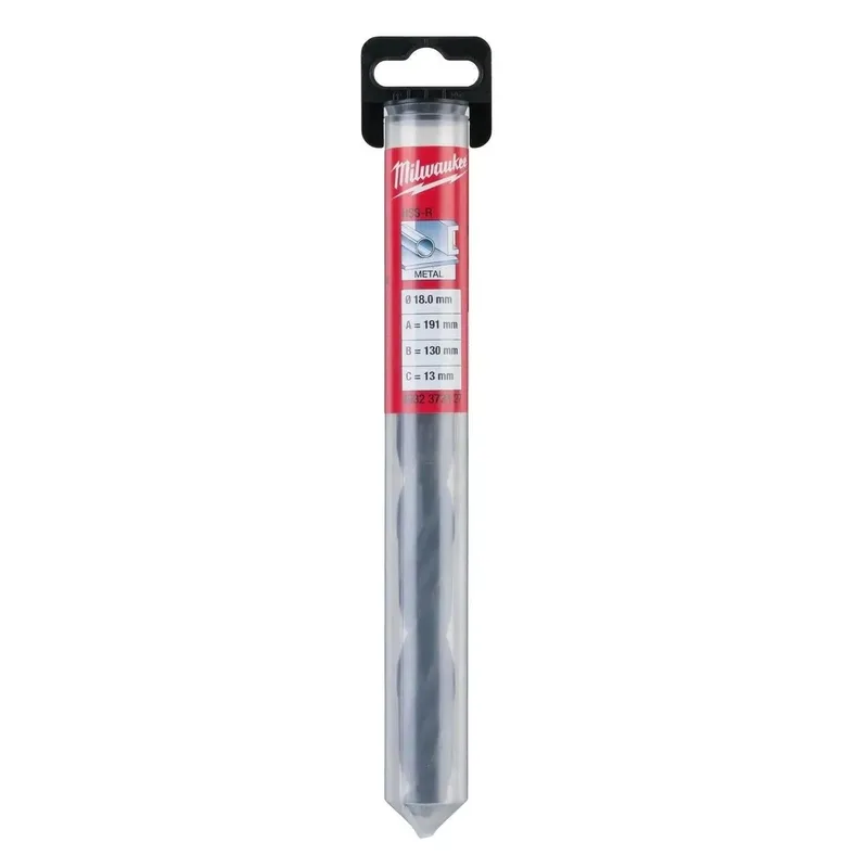 Milwaukee 18 x 191 mm Metaalboor HSS-Rollforged DIN 338 met gereduceerde schacht (1 stuk) - 4932373327 de Milwaukee – image du produit