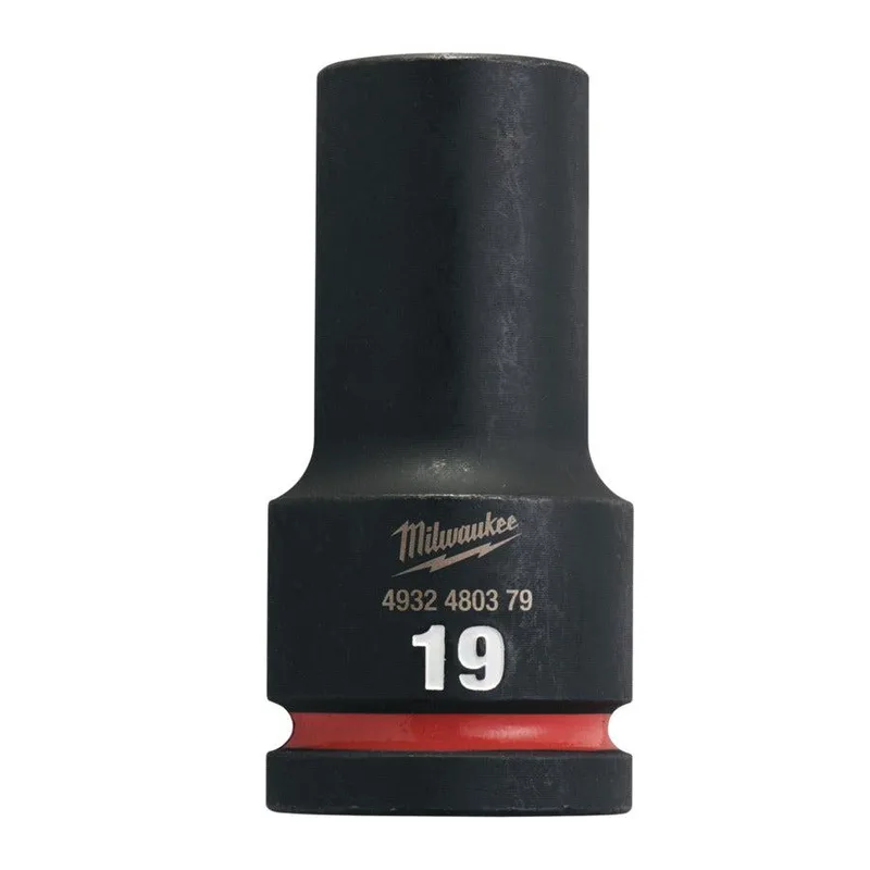 Milwaukee 19 mm 3/4" Krachtdop lang - ShockWave™ - 4932480379 by Milwaukee – product image