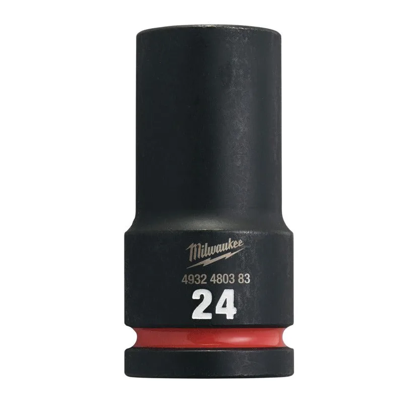 Milwaukee 24 mm 3/4" Krachtdop lang - ShockWave™ - 4932480383 by Milwaukee – product image