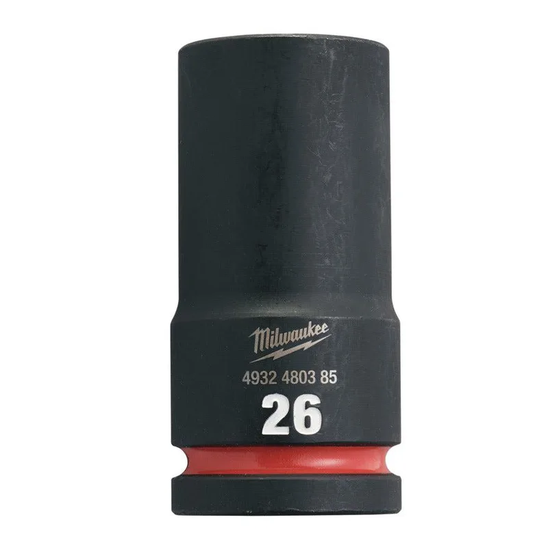 Milwaukee 26 mm 3/4" Krachtdop lang - ShockWave™ - 4932480385 by Milwaukee – product image