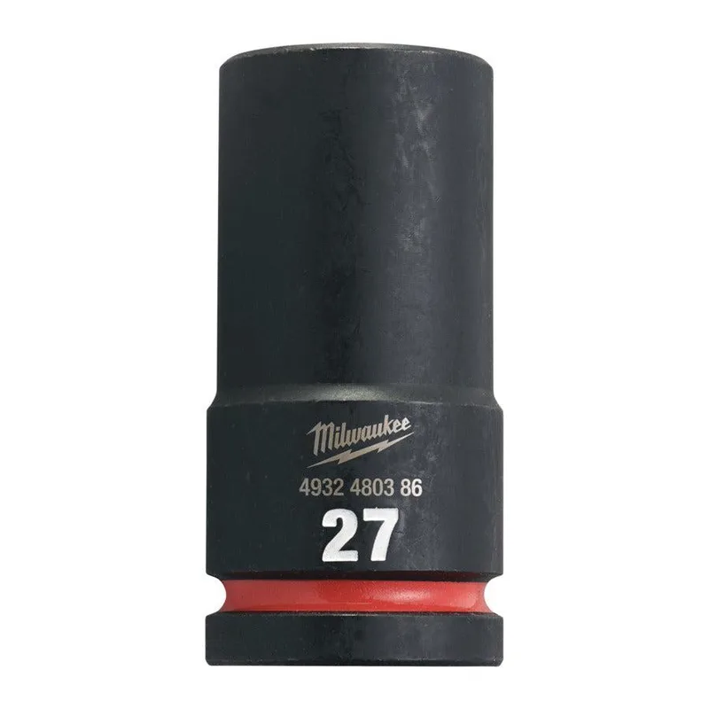 Milwaukee 27 mm 3/4" Krachtdop lang - ShockWave™ - 4932480386 by Milwaukee – product image