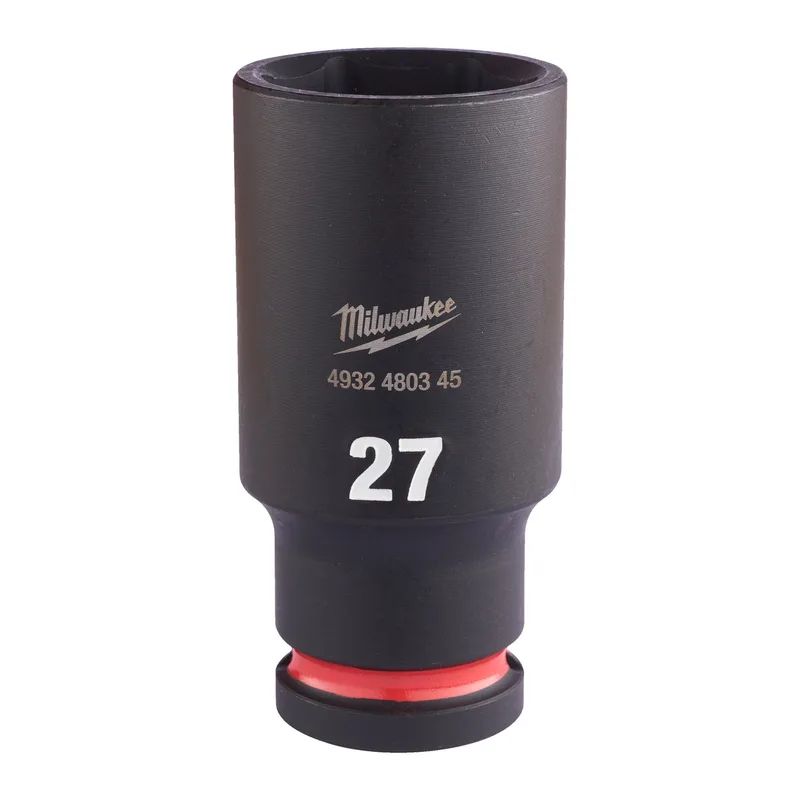 Milwaukee 27mm 1/2" Krachtdop | lang - ShockWave™ - 4932480345 by Milwaukee – product image