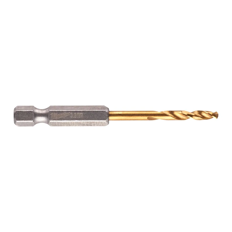 Milwaukee 3,3 x 67 mm Metaalboor Shockwave HSS-G TiN Red Hex (2 stuks) - 4932471089 de Milwaukee – image du produit