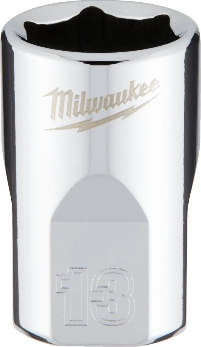 Milwaukee 3/8 Ratel Dop Metrisch Standaard 13 mm - 4932478343 by Milwaukee, Blue – product image